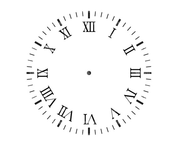 Clock Face SVG, PNG, PDF, Clock Numbers SVG