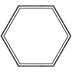 Hexagon Frame Svg, Hexagon Monogram Svg, Hexagon Border, Hexagon Wreath, Honeycomb Frame. Cut file Cricut, Silhouette, Pdf Png Eps Dxf.