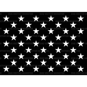 Estrellas de la bandera americana Svg, Estrellas de 50 estados Svg, Bandera de EE.UU. Svg. Archivo de corte vectorial para Cricut, Silueta, Pdf Png Dxf, Calcomanía, Pegatina, Vinilo.
