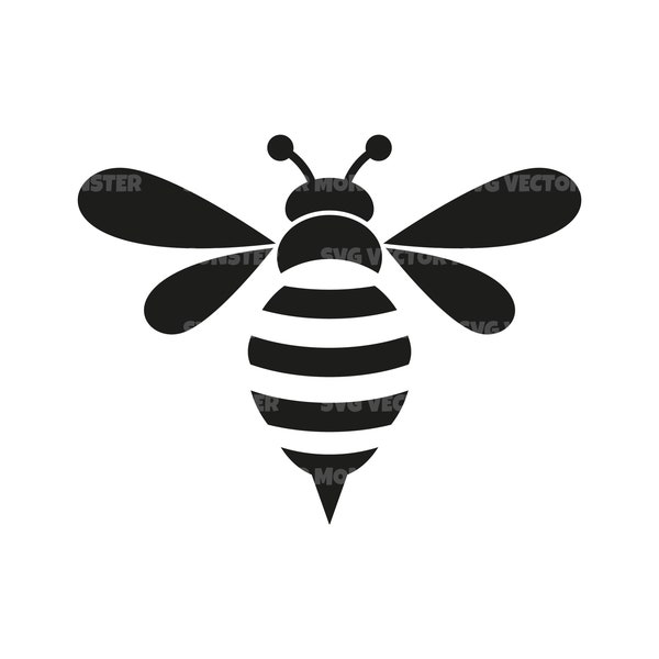 Bee Svg. Bumblebee, Honey Bee. Vector Cut file for Cricut, Silhouette, Pdf Png Eps Dxf, Decal, Sticker, Vinyl, Pin