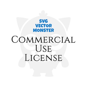 Licence d'utilisation commerciale - Svg Vector Monster - Pour un seul fichier