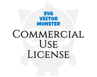 Licença de Uso Comercial - Svg Vector Monster - Para Uso em Arquivo Único