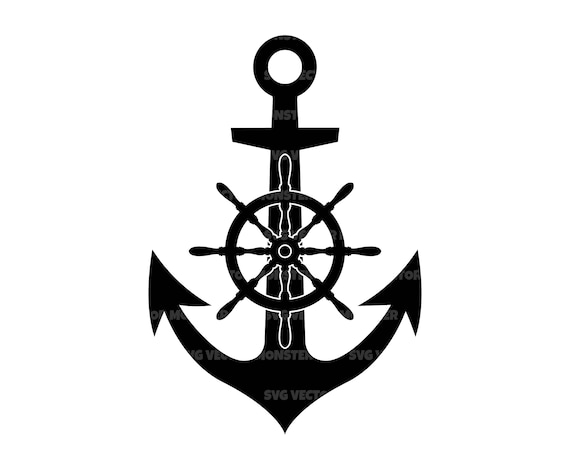 Anchor SVG, Ship Wheel Svg, Nautical Svg, Ocean Svg, Cruise Svg