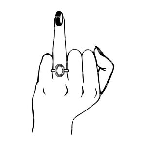 結婚指輪の指 SVG、婚約 SVG、花嫁 SVG。Cricut、シルエット、Pdf、Png、Eps、Dxf、デカール、ステッカー、ビニール用のベクター カット ファイル。