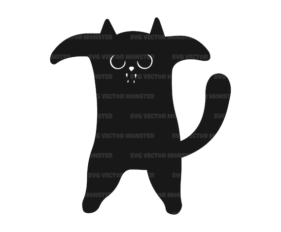 Angry Cat Svg Dangerous Cat Cute Black Cat Svg Halloween 