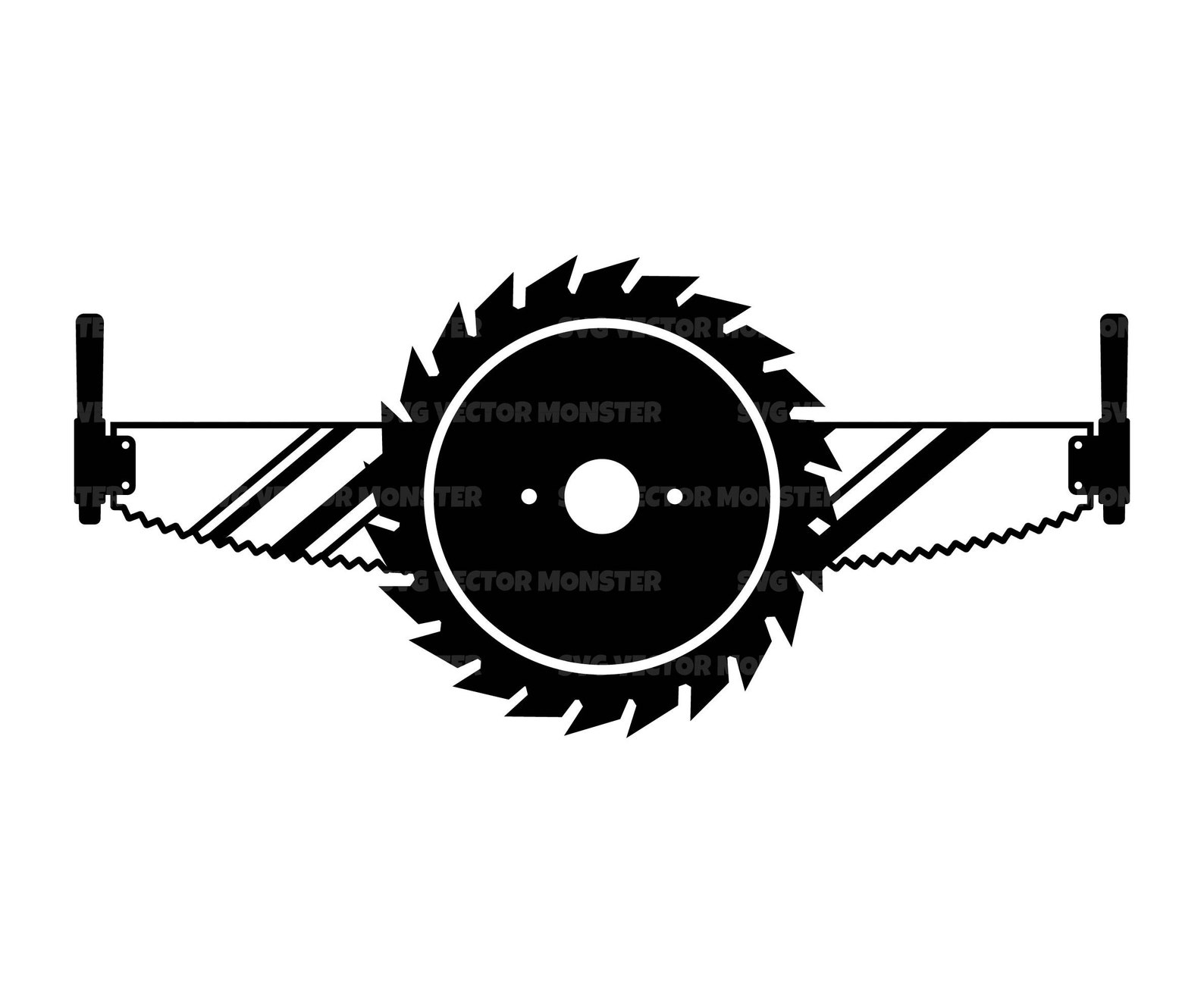 Saw Blade Svg Crosscut Saw Svg Carpentry Svg Lumberjack Etsy