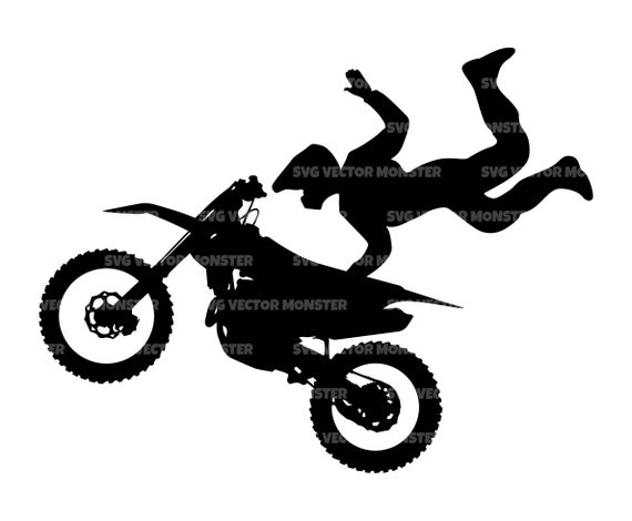 Motocicleta silueta bicicleta motocross, moto, bicicleta, pegatina,  motocicleta png