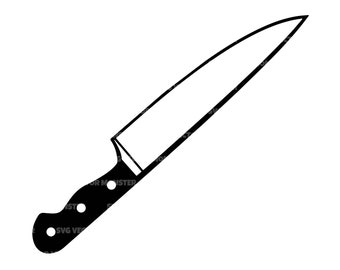 Cook Knife Svg, Kitchen Tool Svg, Chef Logo Svg, Cutting Tool Svg. Vector  Cut File Cricut, Silhouette, Pdf Png Eps Dxf, Decal, Sticker. - Etsy
