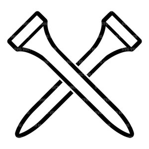 Crossed Golf Tees Svg, Golfer Svg, Golf Mom Svg, Golf Dad Svg, Golfing. Vector Cut file Cricut, Silhouette, Pdf Png Dxf, Decal, Sticker.
