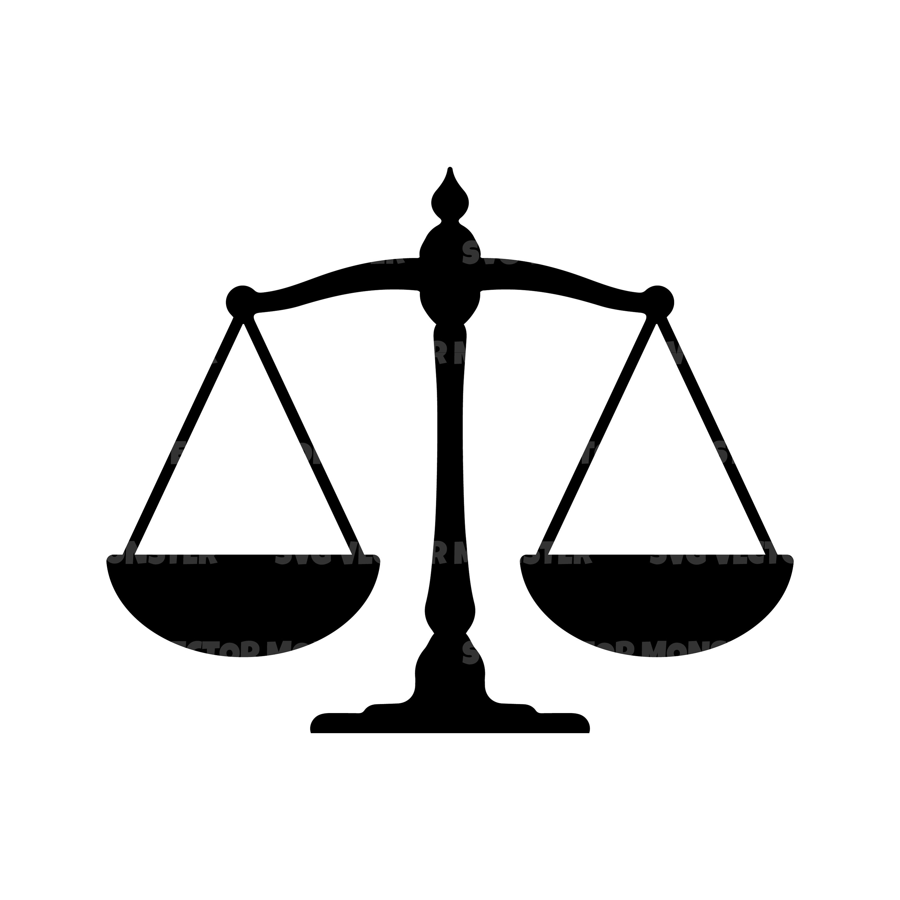 Scales of Justice Svg, Weight Scale Svg, Vector Cut File for Cricut,  Silhouette, Pdf Png Eps Dxf, Decal, Sticker, Vinyl, Pin -  Israel