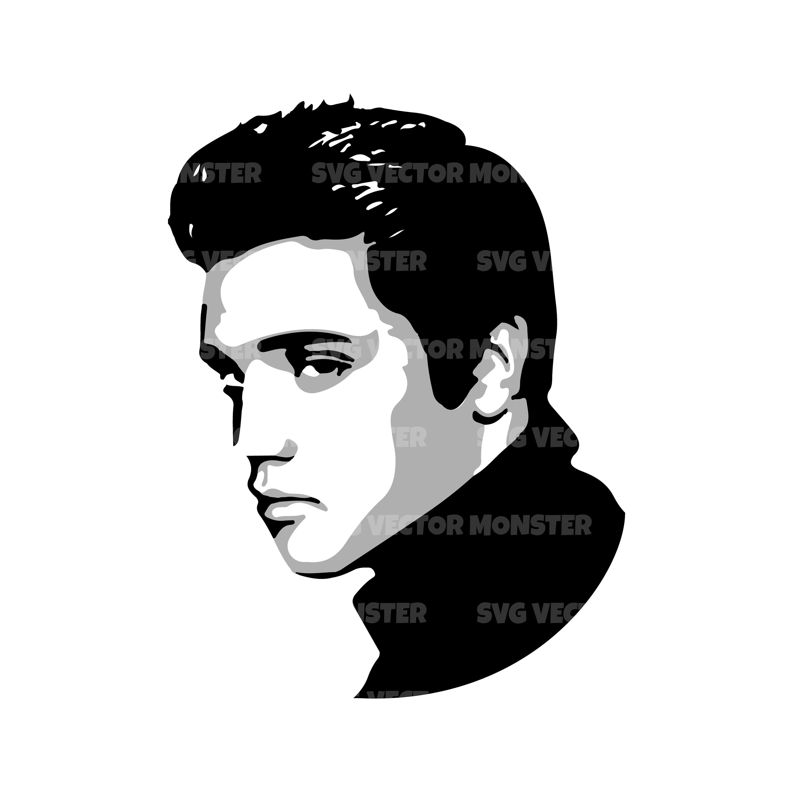 Elvis Presley Svg King of Rock Rock'n Roll. Vector Cut | Etsy