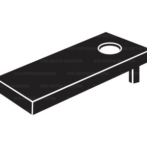 Cornhole Svg, Cornhole Board Svg, Cornhole Png, Cornhole Game. Vector Cut file Cricut, Silhouette, Pdf Png Dxf, Decal, Sticker, Vinyl.