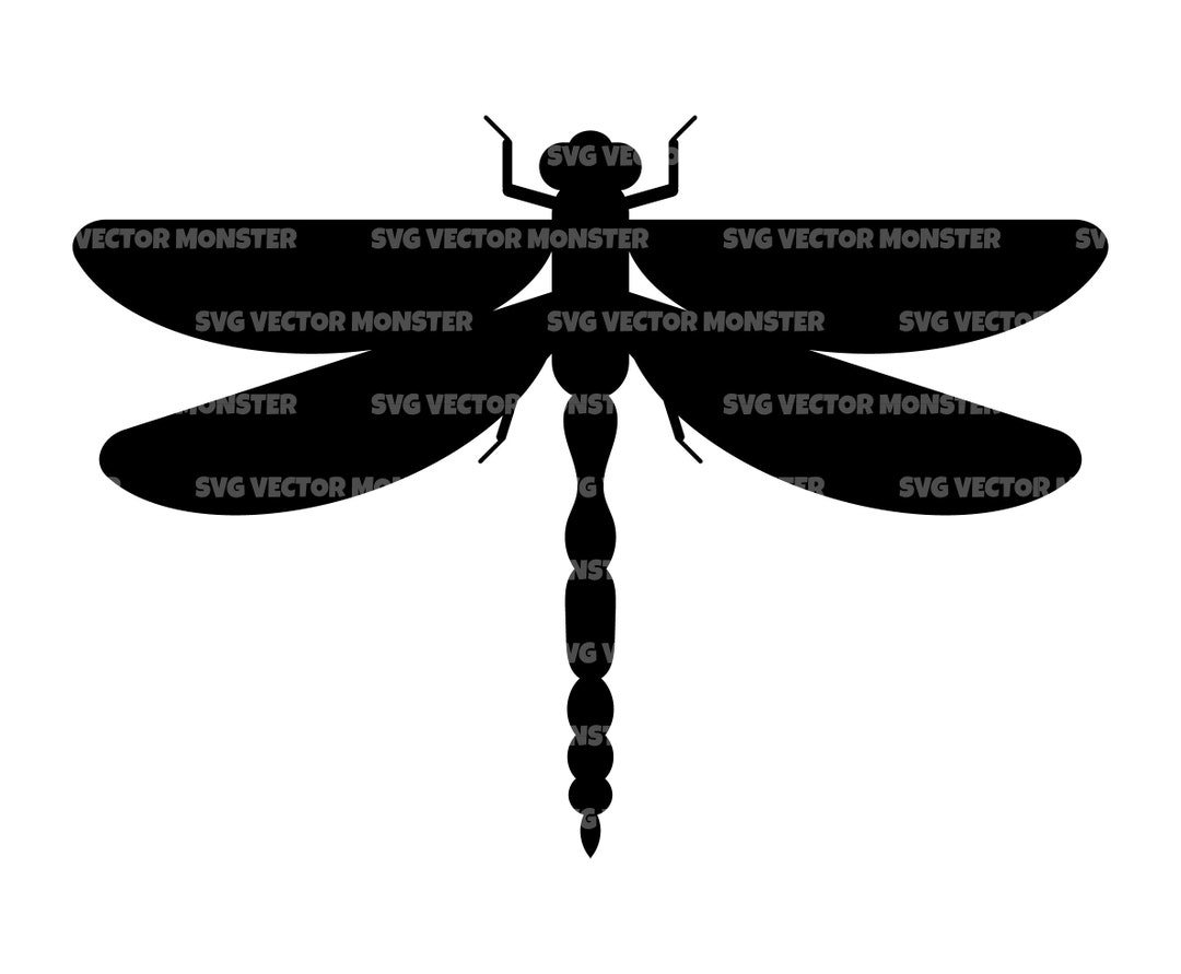 Dragonfly Svg, Insect Svg, Bug Svg. Vector Cut File for Cricut
