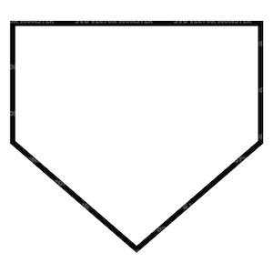 Baseball Svg, Home Plate Svg, Home Run Svg, Softball Svg, Diamond Field. File di taglio vettoriale per Cricut, Silhouette, Pdf Png Eps Dxf, Decalcomania.