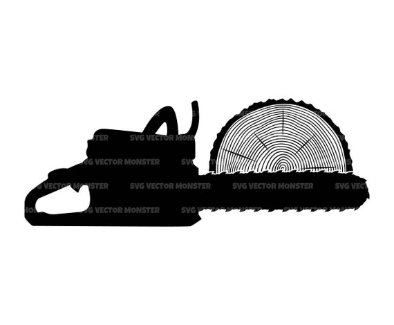 Chainsaw Design SVG PNG DXF EPS PDF