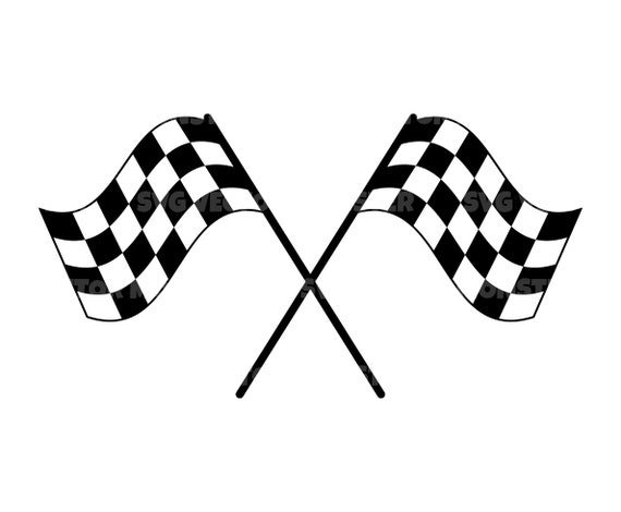 Checkered Racing Flag Svg. Vector Cut File for Cricut, Silhouette, Pdf Png  Eps Dxf, Decal, Sticker, Vinyl, Pin. -  Finland