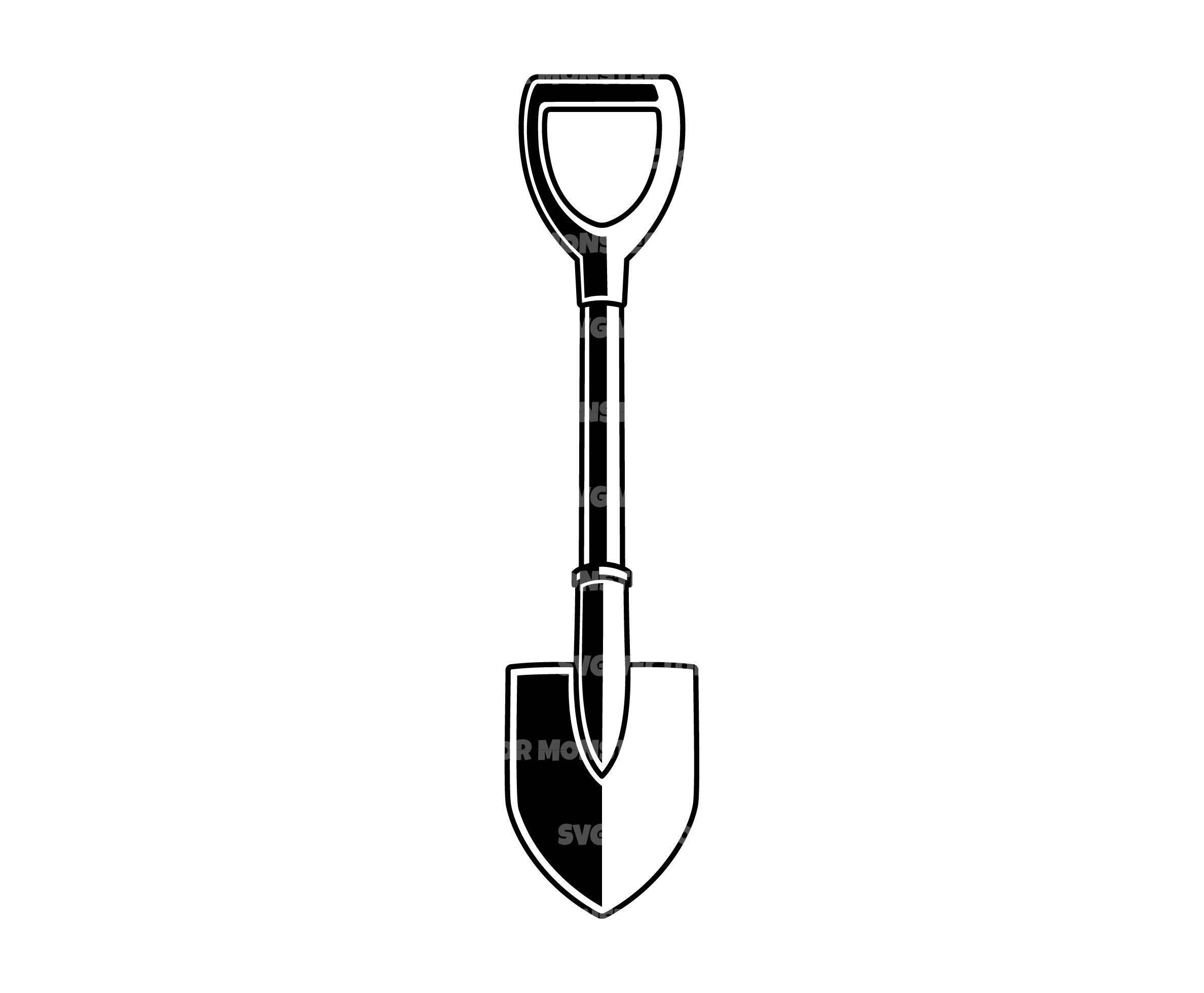 Shovel Svg Spade Svg Gardening Svg. Vector Cut File for Etsy Australia