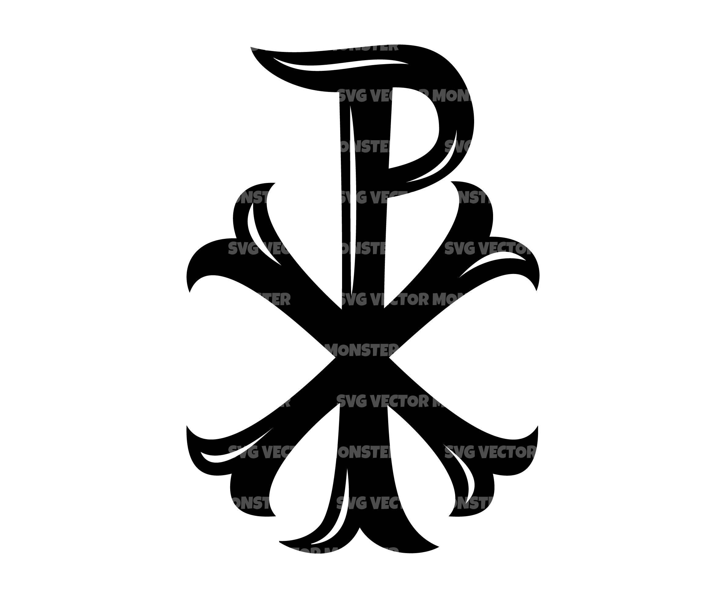 Chi Rho SVG, Alpha Omega, Christian Symbol (digital File) - Etsy