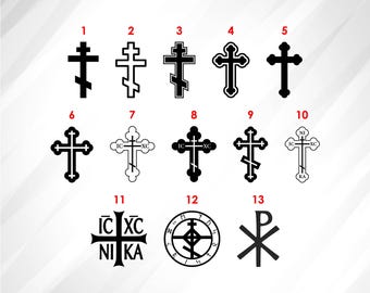 Orthodox Cross Sticker