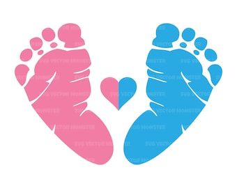 Pink or Blue We Love You Svg, Baby Gender Reveal Svg, Coming Soon Svg, Pregnancy Svg. Vector Cut file Cricut, Silhouette, Pdf Png Dxf.
