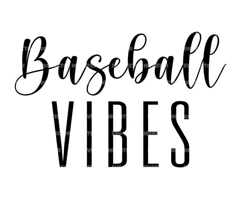 Baseball Vibes Svg Baseball Shirt Svg Game Day Vibes Svg Etsy