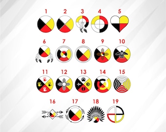 Indigenous Medicine Wheel Sticker