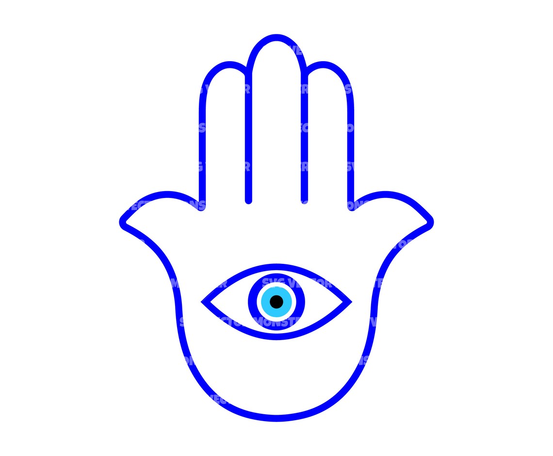 Turkish Evil Eye Svg Hamsa Hand Svg Boho Eye Svg. Vector Cut | Etsy