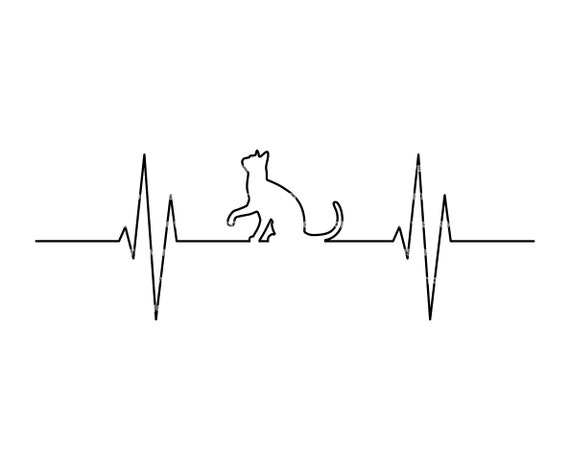 Heartbeat Pulse Flat Design With 3 Hearts. Valentines Day Illustration  Royalty Free SVG, Cliparts, Vectors, and Stock Illustration. Image  150339092.