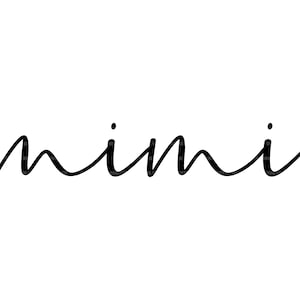Mimi svg, abuela svg, abuela svg, bendita mimi. Archivo de corte vectorial para Cricut, Silueta, Pdf Png Eps Dxf, Calcomanía, Pegatina, Vinilo