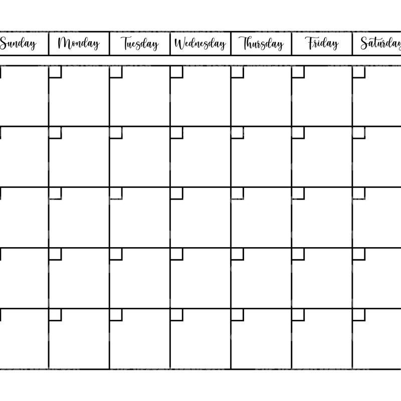 Vinyl Calendar - Etsy