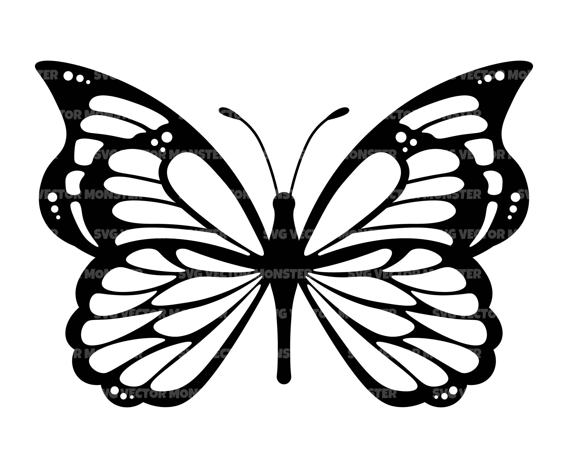 Butterfly Stencil png download - 760*760 - Free Transparent