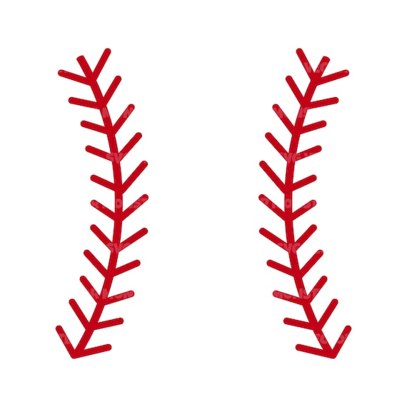 Baseball Stitch Svg Vector Cut File for Cricut Silhouette - Etsy