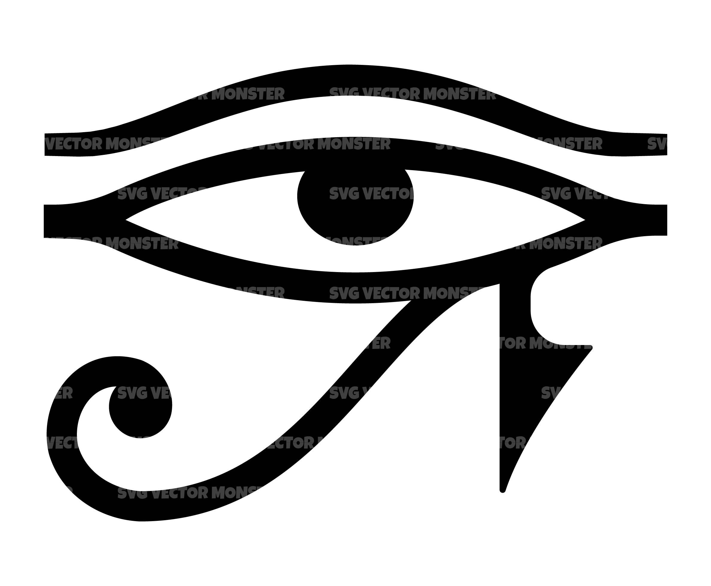 5-10pcs/lot 54*23mm Large Size CZ Paved Egypt Eyes of Horus ANKH