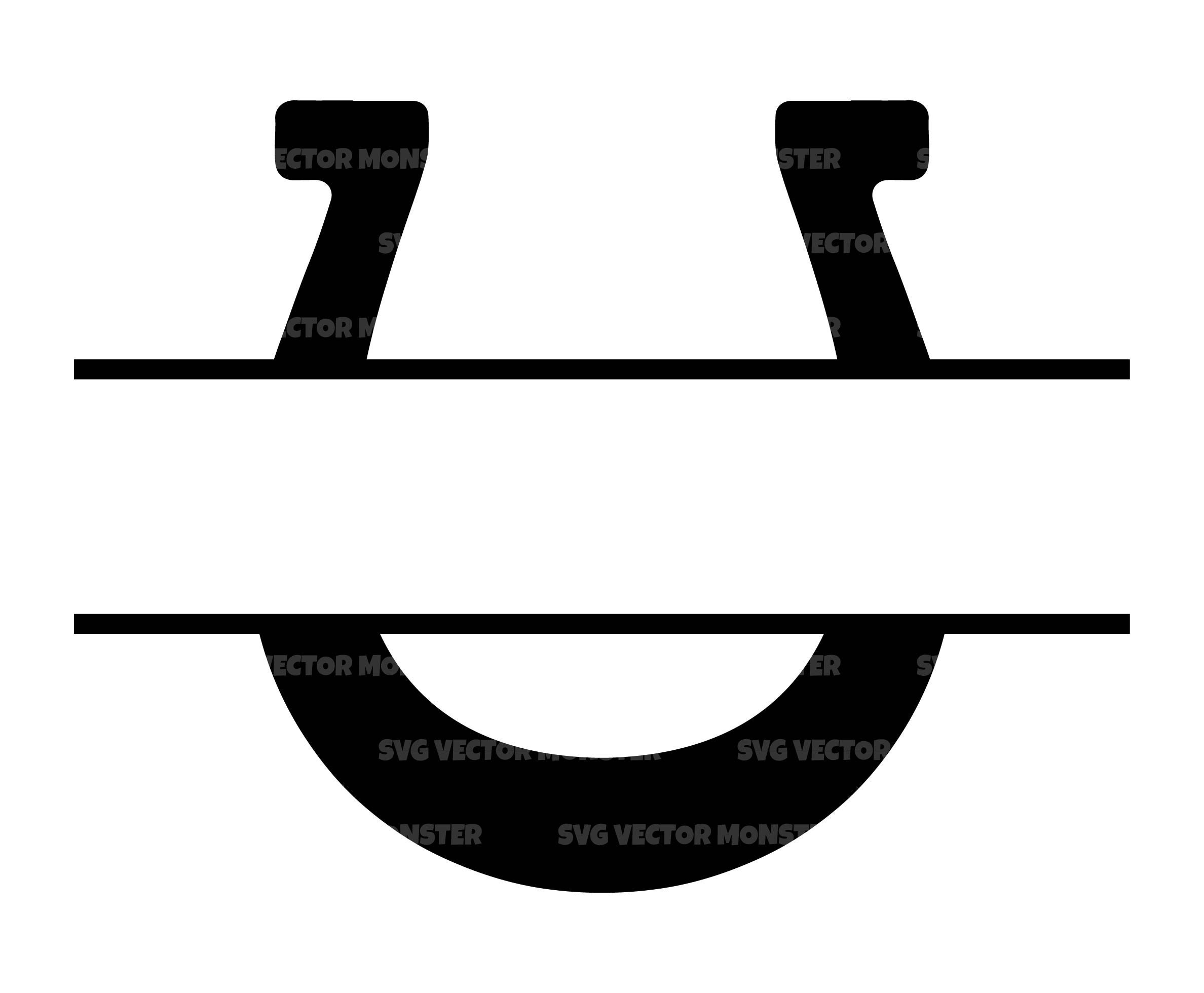 Horseshoe Split Monogram Svg Horse Shoe Svg Horse Svg. Etsy Canada