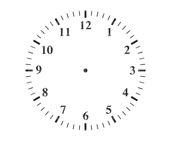 Uhr-Gesicht, Uhr-Zahlen-Svg, Uhr-Ziffern, Uhr-Svg, Vektor Cut  Datei Cricut, Silhouette, Pdf Png Dxf,