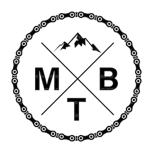 Chaîne de vélo VTT SVG, Chaîne de vélo de montagne SVG, Cycle Gear SVG. Fichier de coupe vectorielle Cricut, Silhouette, Pdf Png Dxf, Décalcomanie, Autocollant, Pochoir.