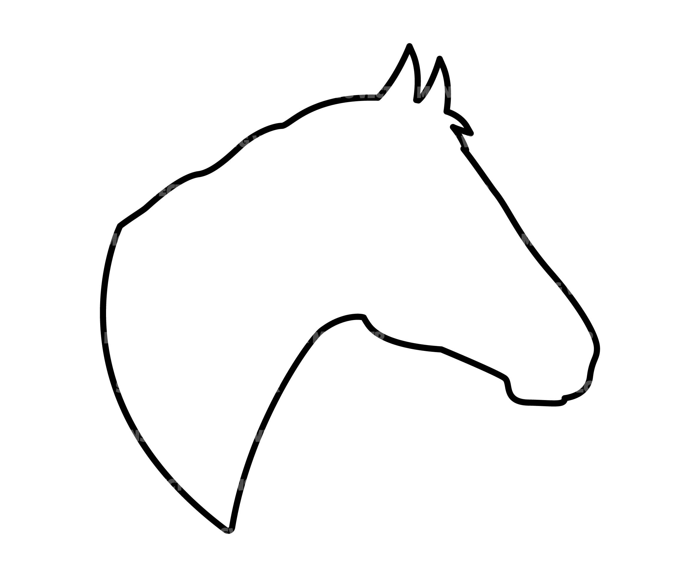 Pferdekopf-Svg, Pferd-Svg, Pferd Pbg, Hengst-Svg, Pferdeliebhaber