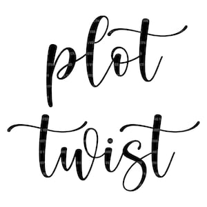Plot Twist Svg, Twins Svg, Baby Onesie, Bebê recém-nascido, Gravidez. Arquivo de corte vetorial para Cricut, Silhouette, Pdf Png Eps Dxf, Decal, Sticker.