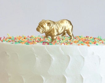 English bulldog cake topper on sale