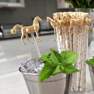 Horse Drink Stirrers, Kentucky Derby 150 Party, Derby Decor, Derby Party, Mint Julep Markers, Drink Stir Stick, Wedding, Drink Marker, Bar