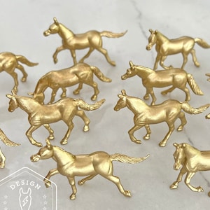 Horse Figures, Set of 12, Cake Decorations, Horse Wedding, Horse Birthday, Cake Cupcake Topper, Table Decor, Favor, Horse Pony Theme, Craft