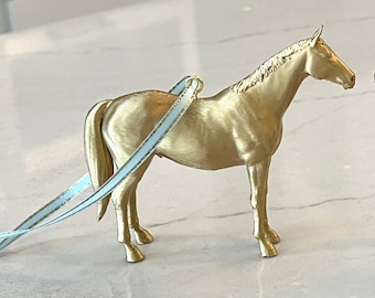 Horse Ornament, Horse Memorial, Horse Gift, Custom Colors, Christmas Tree Ornament, Sympathy Gift, Horse Mom, Horse Lover Gift, Cake Topper