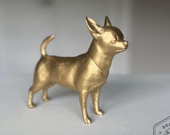 Figurines décoratives Chihuahua — Trois tailles : 4,5 pouces, 7 pouces et 9 pouces de haut