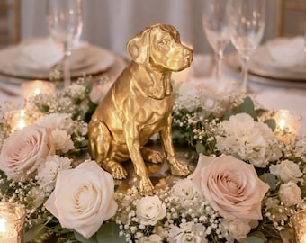 Figurine décorative Labrador Retriever : un accessoire intemporel pour la maison et les fêtes