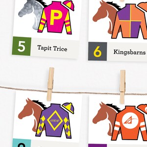 2024 Kentucky Derby Decorations, Banner, Derby Horses, Jockey Silks ...
