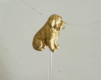 Old English Sheepdog Drink Stirrers | Dog Cocktail Sticks for Weddings, Birthdays, Baby Showers & Parties