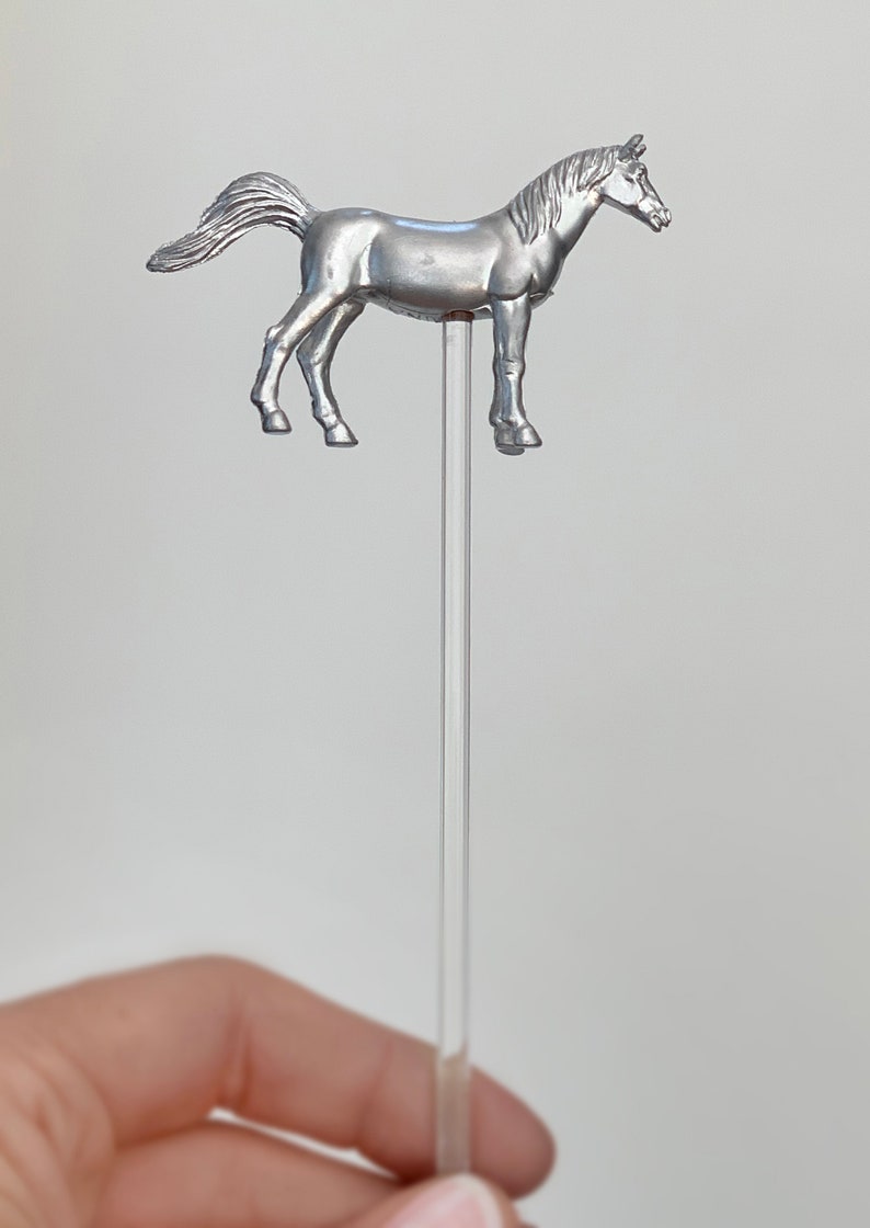 Metallic Horse / Pony Drink Stirrers Cocktail Swizzle Sticks Etsy