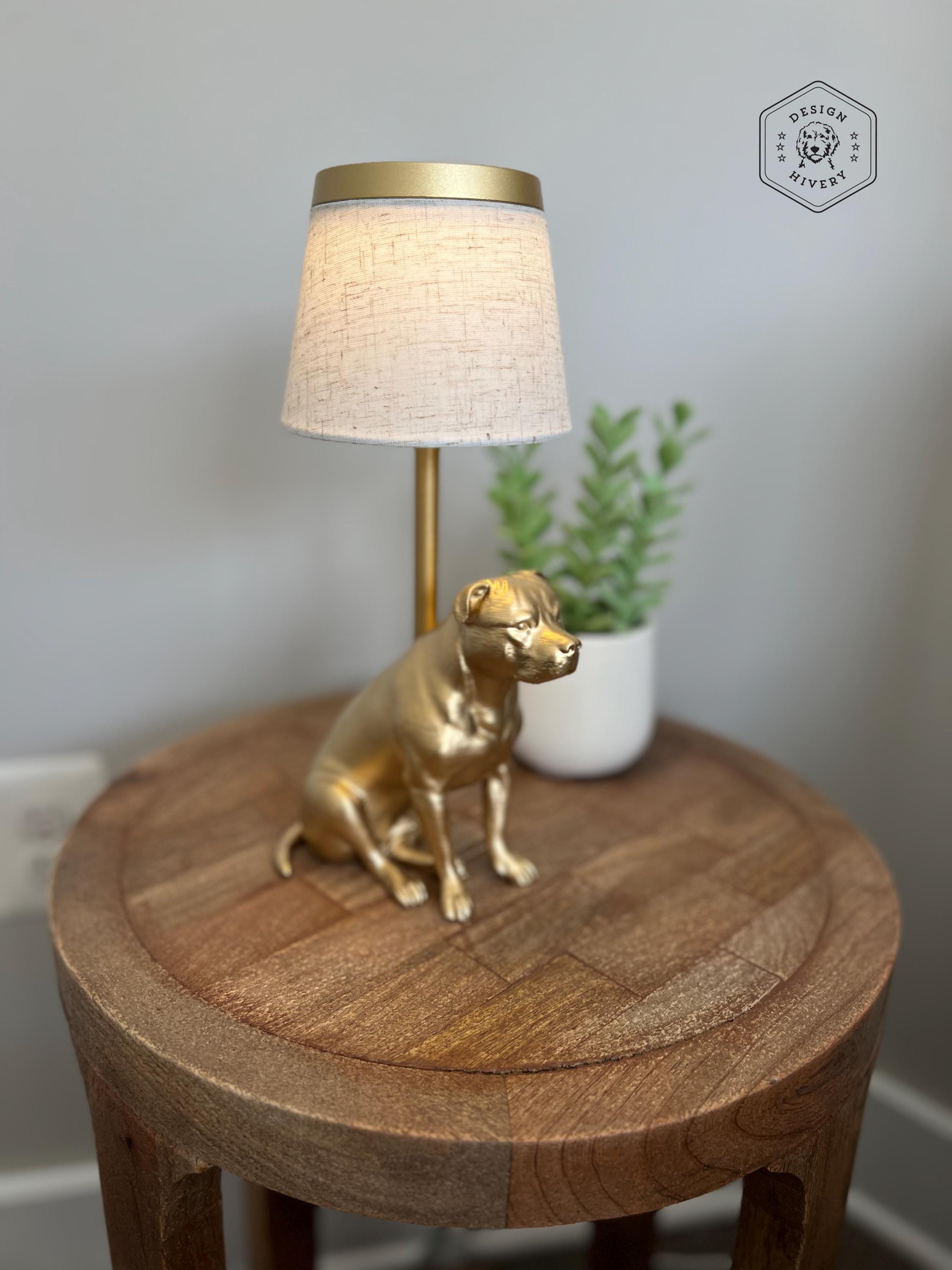 Bull Terrier Lamp - Etsy