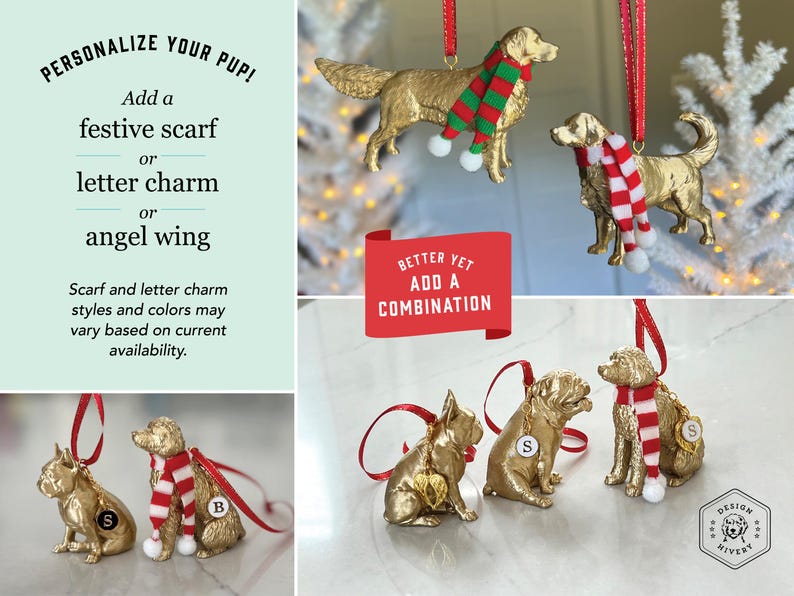 Ornamente für Hundeliebhaber: Goldendoodle, Labradoodle, Bernedoodle, Sheepadoodle, Aussiedoodle, Cavapoo, Schnoodle, Whoodle, Poo & mehr! Bild 13