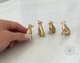 ヴィンテージ・ヘレディティーズ社製ブロンズ彫刻「犬を抱きしめる少年